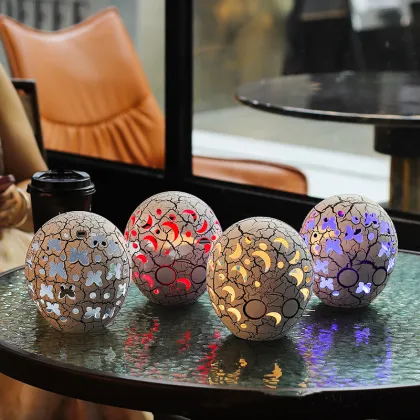 RGB Rechargeable LED Goose Egg Tumbler Night Light
