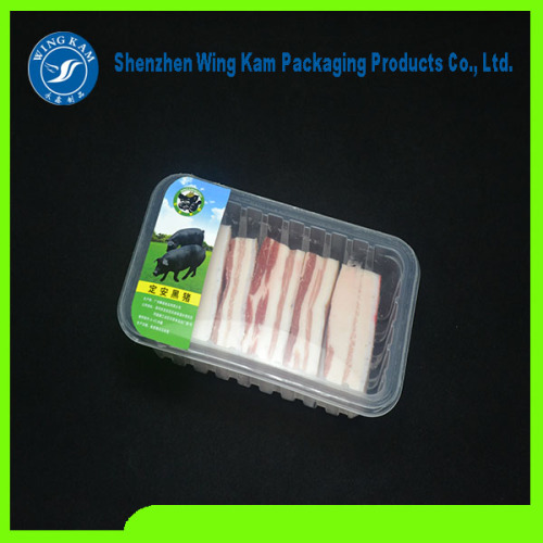Meat Container Plastic Food Grade Tray Container