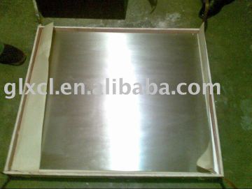 Niobium mill sheets