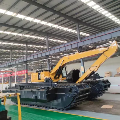 Maxpower Heavy Duty Quality Amphibious Excavator with Telescopic Arm