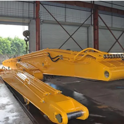 Long Boom Arms for Heavy Machinery in Construction