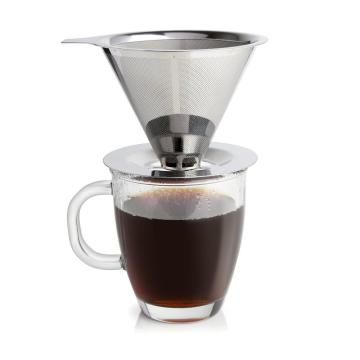 Modedesign über Kaffeepapierfilter gießen