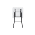 Plastik kecil ke bawah Square Steel Folding Dining Table