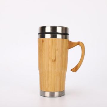 450 ml bamboe koffiemok met bamboehandvat