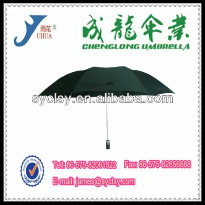 23"*8K Promotional Auto Open And Close Spring 2 Folding Umbrellas