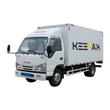 Right Hand Drive New Isuzu 4x2 4 Ton Cargo Van Truck 120hp