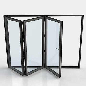 Wholesale Aluminium Folding Glass Wall Bifold and Accordion Doors for Exterior Patios