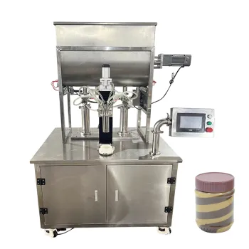 Factory-Price Glass Jar Chocolate Swirl Peanut Butter Duo Spread Filling Machine and Filler: High-Quality Production Solutions