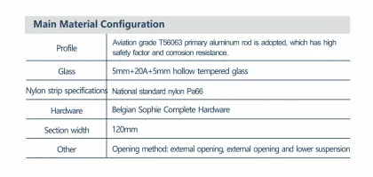 Custom Aluminum Alloy Casement Windows: Heat Insulation, Soundproof, and Anti-theft