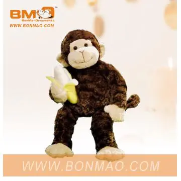 Monkey Stuffed Toys with Plush Banana