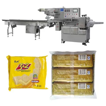 High Speed Flow Pack Small Cotton Soft Hard Lollipop Pillow Packaging Machine