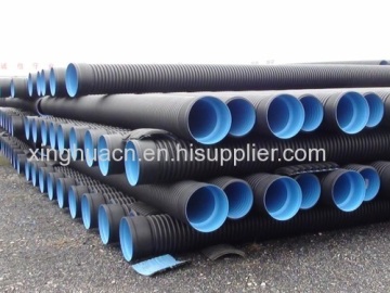 Blue Hdpe Double-wall Corrugated Pipe 2014 From China 