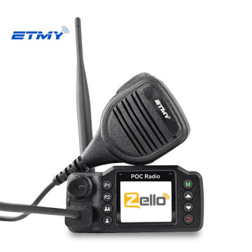 2025 Mini Zello Car POC Mobile Two-Way Radio with Android, 4G LTE, WLAN, and Walkie Talkie Functionality
