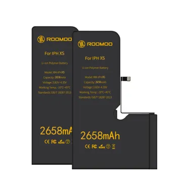 original li-polymer rechargeable battery 3.81V 2658mAh 0 cycle deep cycling battery for iphone XS replacement