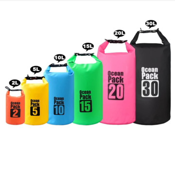 WATOWER Waterproof Roll Top Backpack Dry Bag 2/10/15/20/30L