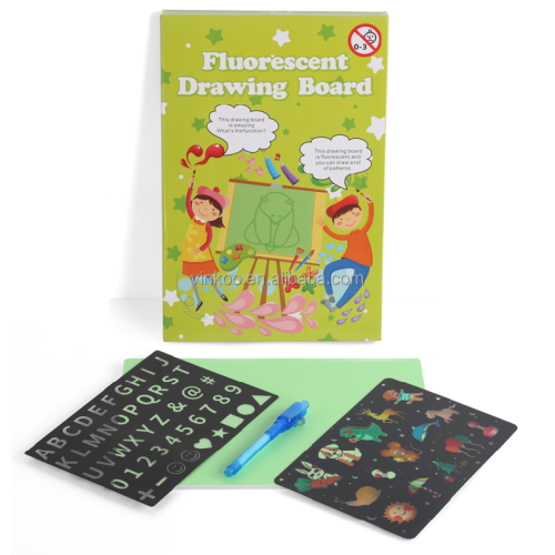 Tablero de dibujo fluorescente de Suron Learning Board