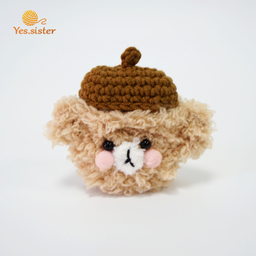 เคสหูฟังถักตุ๊กตาสุนัข