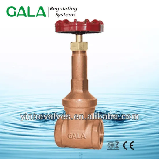 bronze RS manual gate valve, 2 inch gate valve