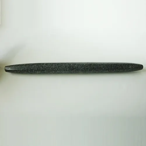 Black Granite Rolling Pin With Pointed at Both Ends