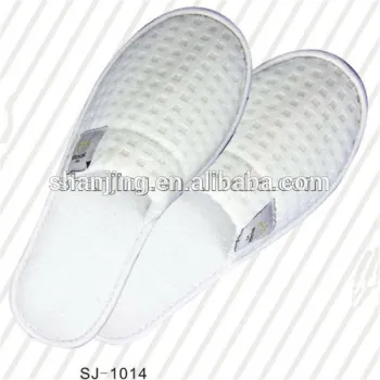 Factory Promotion Customized Logo adult plush indoor slippers