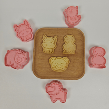Custom Cookie Cutter Set for Cheese, Baking Molds 3D Biscuit Mold Plastic