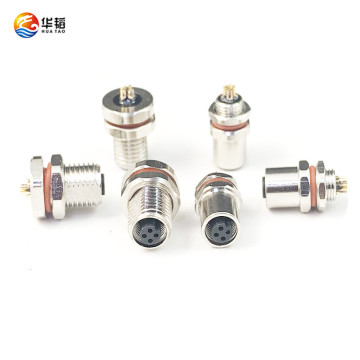 M5 Waterproof 4P Female Base connector