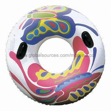 Inflatable Swimming Ring/Pool Float, Water Park Tube, Made of PVC, Customized Designs Welcomed