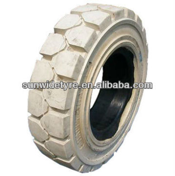 white forklift solid pneu 600-9 650-10 700-12 28*9-15