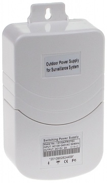 Rain-Proof/Rainproof Power Supply 12V DC 1.0A and 12W (PSR12-12)