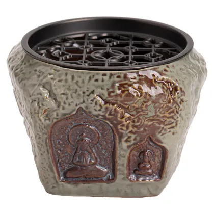 Dunhuang Impression Jianshui Stoneware Ceramic Tea Set