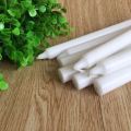 Box Pack Non Drip Round White Pillar Candles