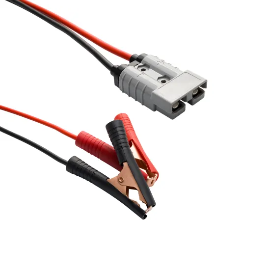 Waterproof Anderson Connector to 10AWG Copper Plated Battery Alligator Clips Extension Cable for Cars and Motorcycles