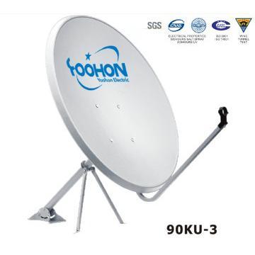 90cm KU band  satellite dish antenna  with 200 hours uv tests