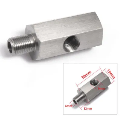 Oil pressure sensor adapter fuel pressure gauge connector