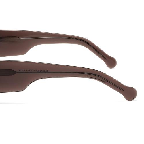 Mellume Wide-Temple Chunky Rectangle Acetate Optical Glasses
