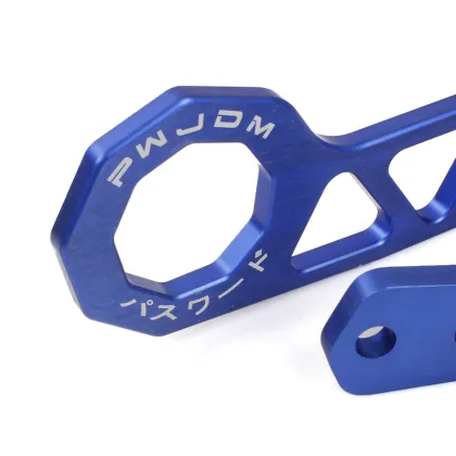 JDM Aluminum Anodized CNC Machined Tow Hook Trailer Rear Towing Hook