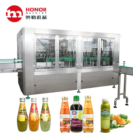 5000bph Automatic Vegetable Juice Beverage Filling and Packing Machine