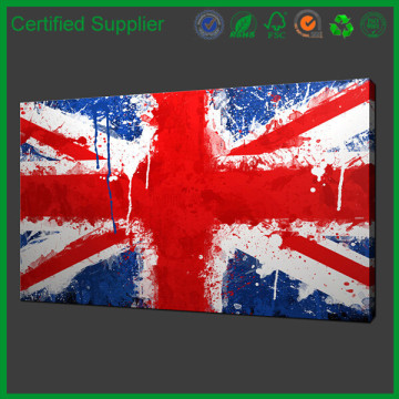 UNION JACK FLAG ICONIC CANVAS PRINT POSTER PICTURE HOME DECOR BOX FRAMED WOODEN BOX FOR DECORATION