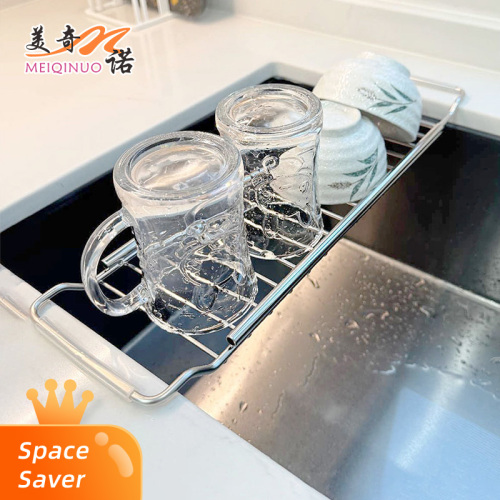 Égouttoir à vaisselle réglable pour le rangement de la cuisine