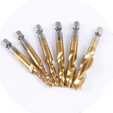 High-Speed Steel (HSS) Titanium-Plated Hexagonal Handle Thread Rolling Tap - M3 to M10
