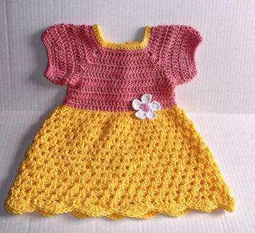 Knitting Baby Girl Crochet Dress