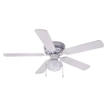 White fan light for living room