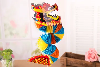 Handcrafted Chinese Dragon Paper Crafts: A Festive Gift and Activity for Kids