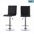 Height Adjustable Metal Bar Chair Newest Design PU Leather Footrest Bar Chair Factory