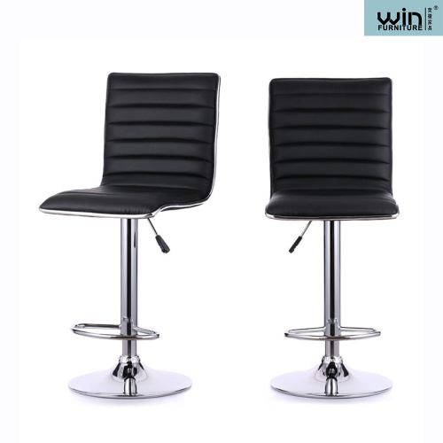 Newest Design PU Leather Footrest Bar Chair