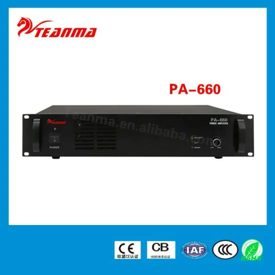 High-Quality 220V 660W PA Power Amplifier