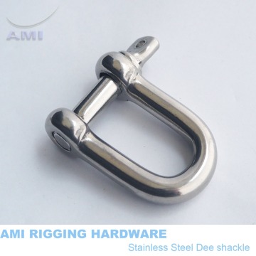 5mm D Shackle With Screw Pin Stainless Steel 316 Dee Marine Boat Rigging Hardware
