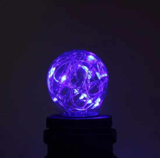 NEW PRODUCT RGB With Flash Decorative Led Cooper Wire Bulb Light
