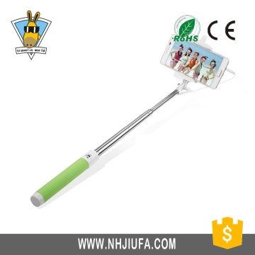 JF Colorful Extendable Foldable Selfie Stick,Monopod Selfie-stick for mobile phone,wholesale drive-by-wire selfie stick