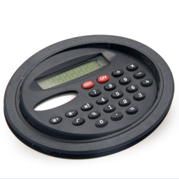 8 Digits Mini Oval Calculator with Dual Power